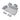 Aufblasbares Reisebett für Rücksitz mit elektrischer Luftpumpe Grau