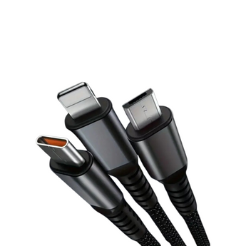 3 in 1 Schnellladekabel 120cm.