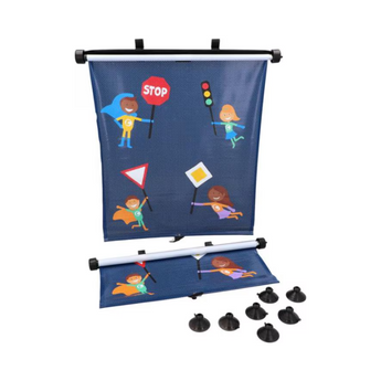 Cartrend Kids Auto Sonnenschutzrollo 40 × 45cm | 2er-Pack