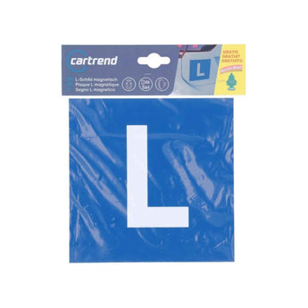 Cartrend L-Schild magnetisch für Lernfahrende | 16 × 16cm